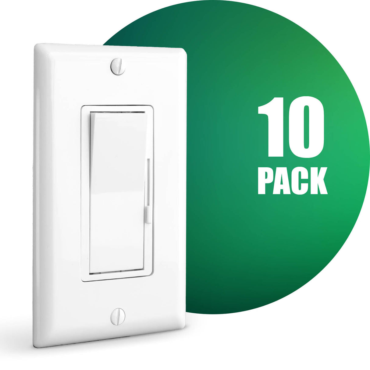 Interruptor atenuador QPlus Premium de 3 vías de segunda generación - Certificado cUL y FCC (circuito digital)