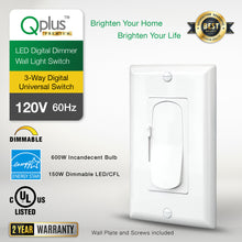 Load image into Gallery viewer, Qplus Premium Triac Digital Dimmer Switch