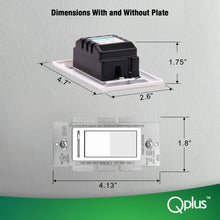 Cargar imagen en el visor de la galería, Regulador de intensidad universal QPlus de 3 vías y unipolar - Certificado cUL y FCC 
