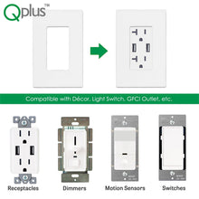 Load image into Gallery viewer, Compatible with Light Switch, GFCI Outlet, Receptacles, Dimmers, Motion Sensors etc.