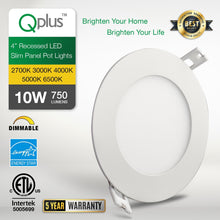 Load image into Gallery viewer, 4 Inch Recessed LED Lighting, Slim, Single CCT, Yellow Trim
