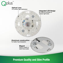 Load image into Gallery viewer, QPlus LED Circular Module Panel, Replacement Light, 4.1 Inch, 12W, 800LM, 1CCT(3000K/4000K/5000K), Dimmable, Energy Star Certified, ETL Listed, 5 Year Warranty
