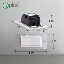 Load image into Gallery viewer, QPlus LED 3 Way Dimmer Switch with Wall Plate - cUL &amp; FCC Certified