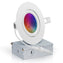 4 Inch Narrow Gap Smart Recessed LED Lighting, Gimbal, RGB 16 Million Colors & Tunable White (2700K-6500K), Wet Rated