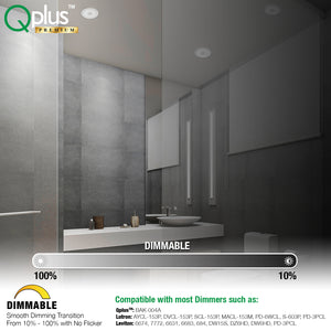 QPlus 5/6 pulgadas LED Downlight Retrofit Altavoz Bluetooth