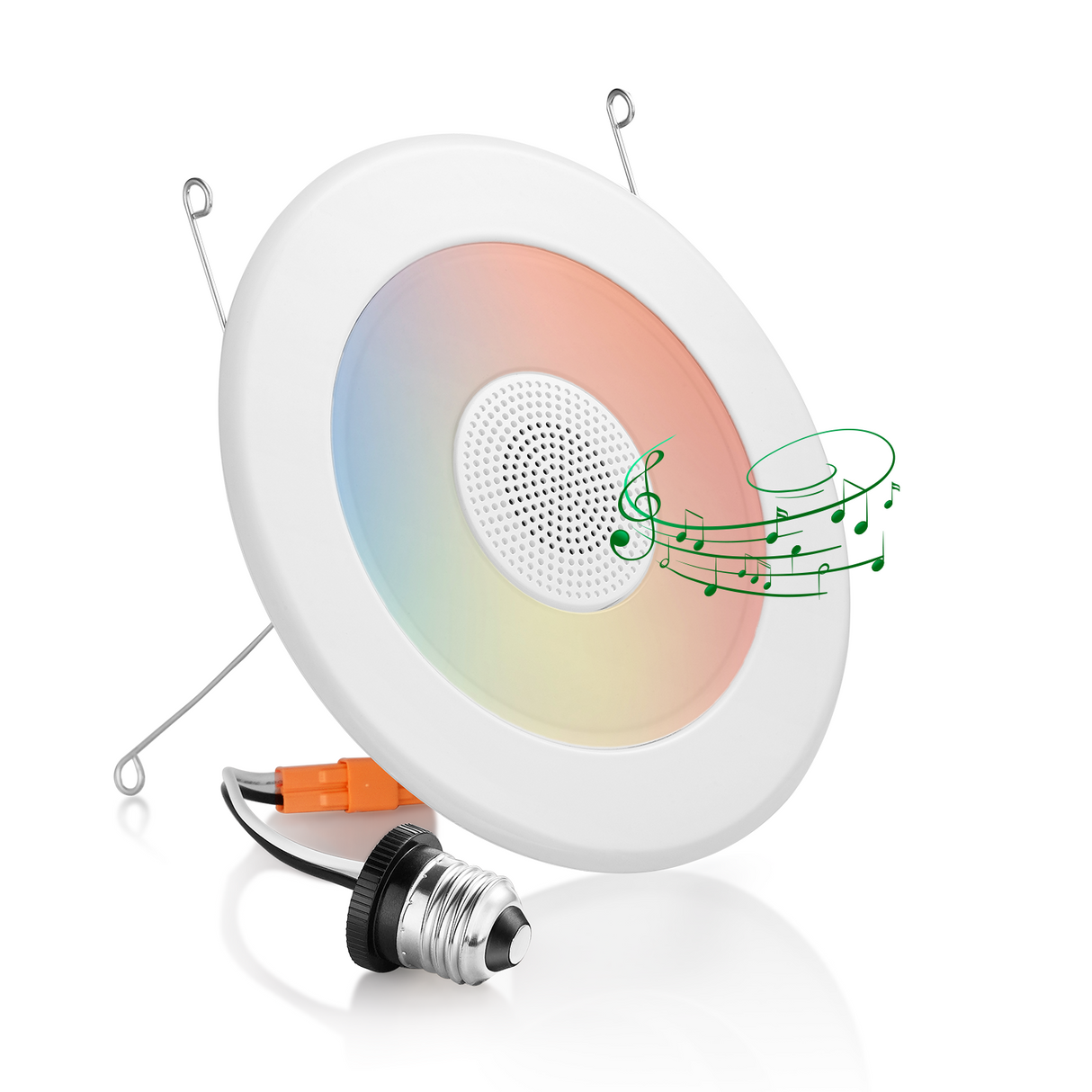 QPlus 5/6 pulgadas LED Downlight Retrofit Altavoz Bluetooth