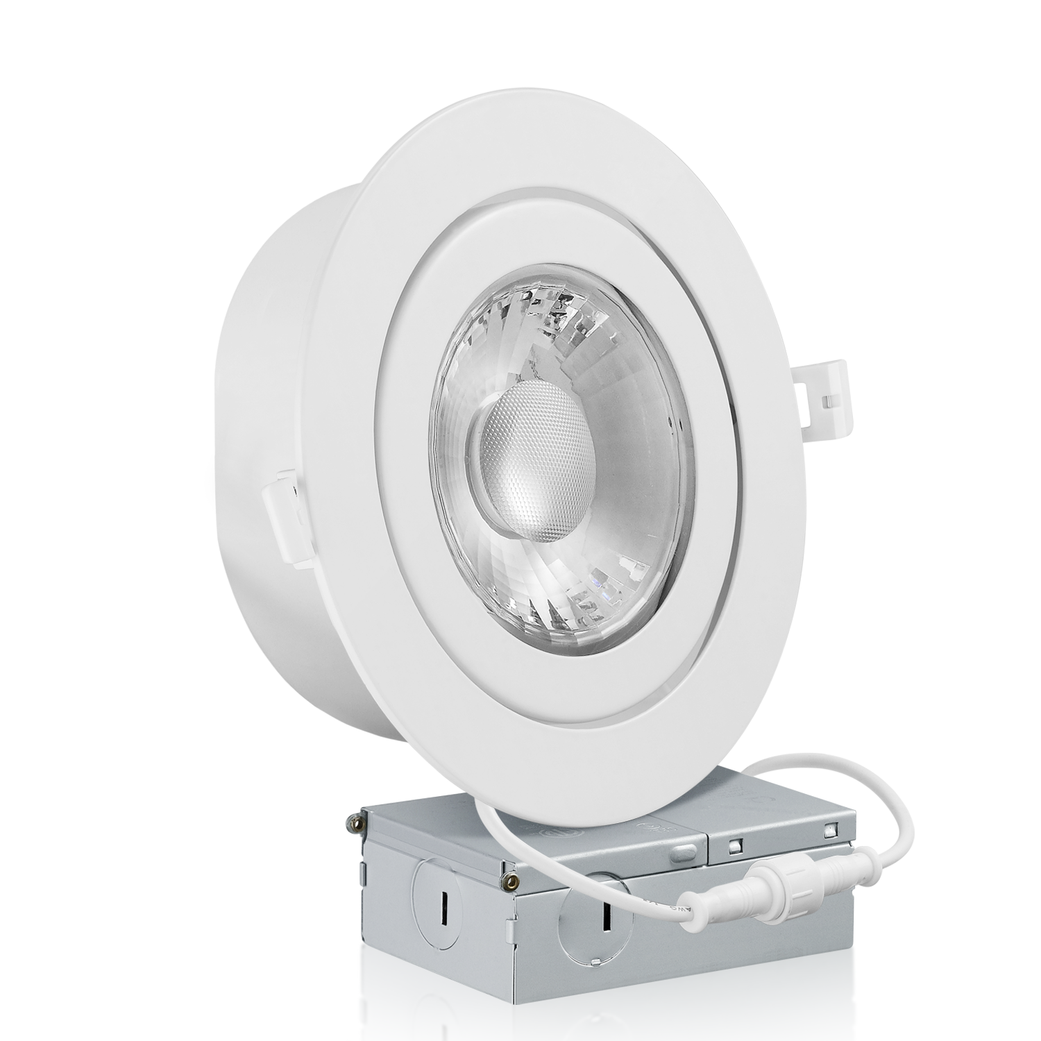 QPlus 6 Inch Dimmable Recessed LED Airtight Slim Gimbal Recessed