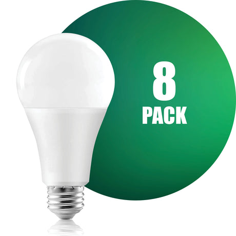 QPlus A21 LED Light Bulb, 16W, 1600LM, 1CCT(2700K), Dimmable, Energy Star Certified, UL Listed, 3 Year Warranty