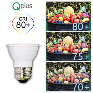 Bombillas LED QPlus PAR16 SIM COB Bombillas de techo de cuello corto; 3 años de garantía