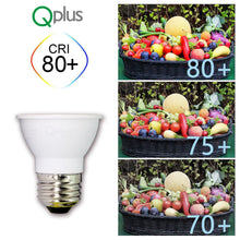 Load image into Gallery viewer, QPlus PAR16 LED Light Bulbs SIM COB Short Neck Ceiling Bulbs; 3 Years Warranty