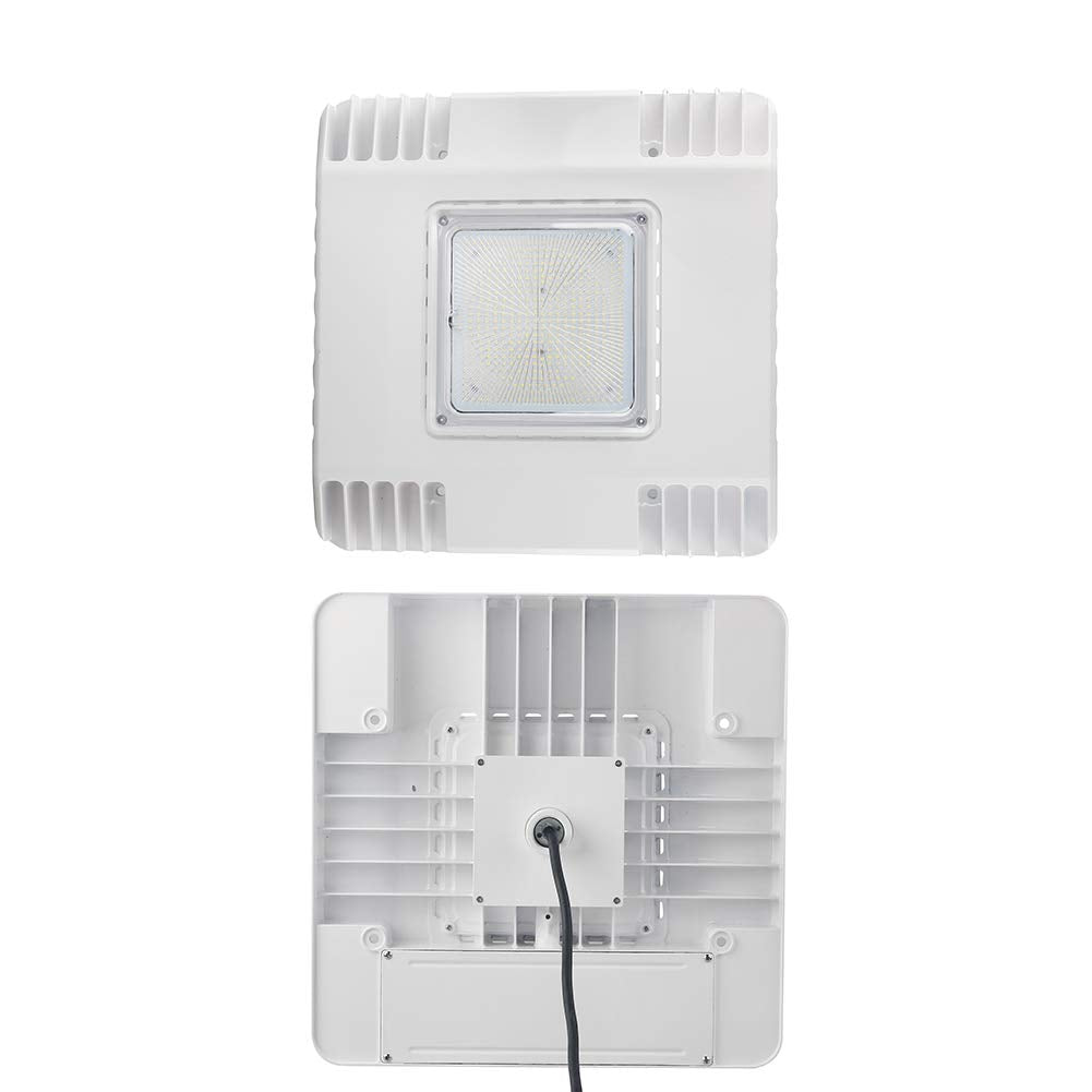 QPLUS Gas Station LED Canopy Light - 5000K Day Light - IP65 /cULus 130 Watts/14528 Lumens