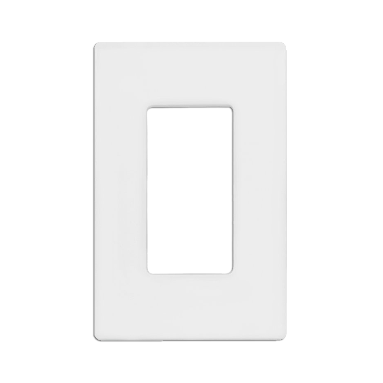 QPLUS Screwless Wall Plate 1Gang, White 2gang wall screwless plate