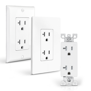 QPlus 20Amp Tamper Resistant Wall Outlet - UL Listed