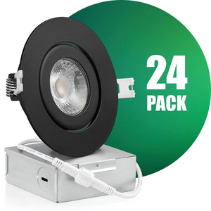 4 Inch Recessed LED Lighting, Gimbal, Single CCT