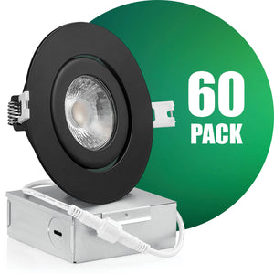 4 Inch Recessed LED Lighting, Gimbal, Single CCT