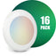 QPlus 7.5 Inch 4CS and 5CCT Color Changing LED Dimmable Ceiling Disk Light 15W/1050 Lumens