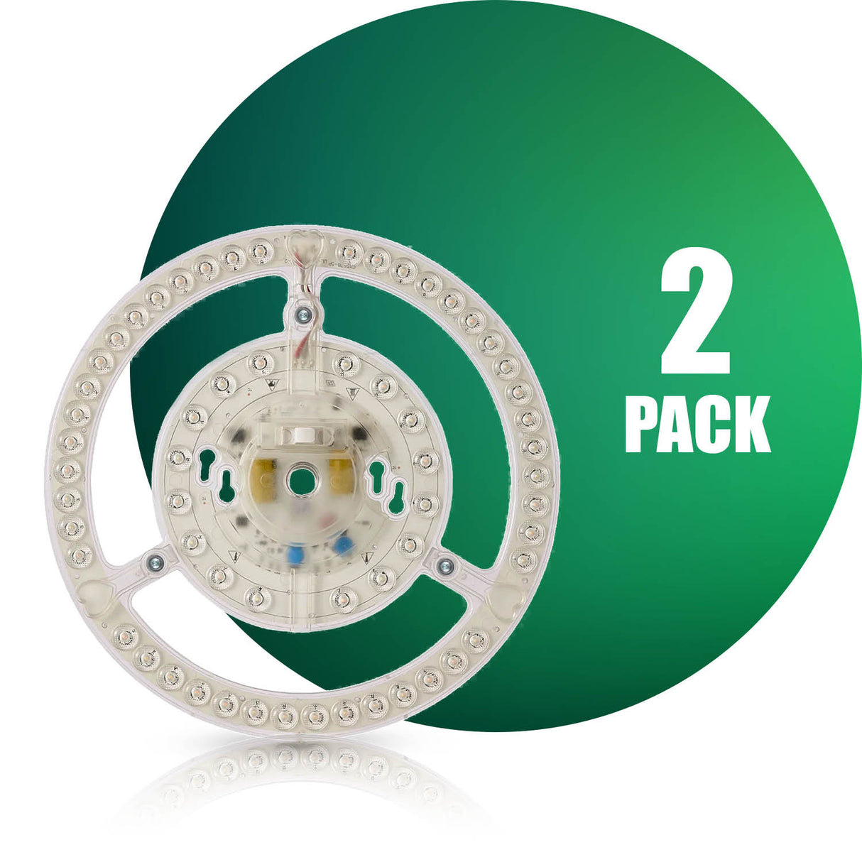 QPlus 9.4 pulgadas circular CCT (cambio de color) Panel de módulo LED Luz de repuesto (regulable) - 30W - 2600Lumens