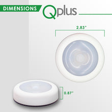 Load image into Gallery viewer, QPlus Motion Sensor Wireless Night Lights - Battery Powered 4000K
