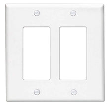 Load image into Gallery viewer, QPlus 1, 2, 3 Gang with Screw Wall Plate, Standard Outlet Cover for Light Switch, Dimmer, GFCI and USB Receptacle for Residential and Commercial Use