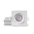 QPlus 3.5 Inch Slim Square Gimbal Rotatable LED Pot Light - QPlus Home - Brighten Your Life